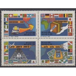 Brésil - 1989 - No 1906/1909 - Service postal
