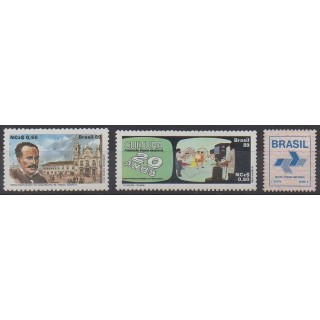 Acheter cette série de timbres du Brésil de l'année 1989 (No 1918/1920).
