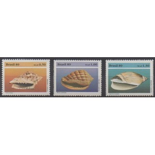 Acheter cette série de timbres du Brésil de l'année 1989 (No 1934A/1934C).