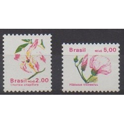 Brazil - 1989 - Nb 1945/1946 - Flowers
