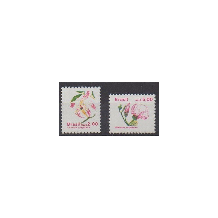 Acheter cette série de timbres du Brésil de l'année 1989 (No 1945/1946).