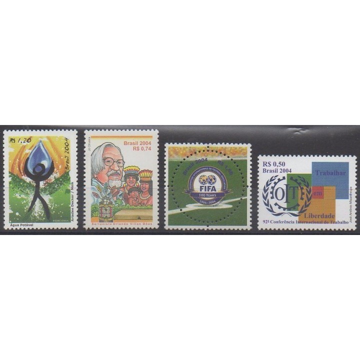 Buy this set of stamps of Brazil of the year 2004 (Nb 2867/2870).