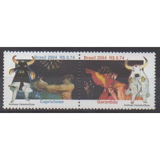 Buy this set of stamps of Brazil of the year 2004 (Nb 2881/2882).