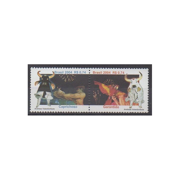 Acheter cette série de timbres du Brésil de l'année 2004 (No 2881/2882).