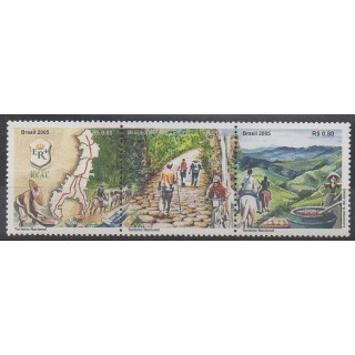 Buy this set of stamps of Brazil of the year 2005 (Nb 2922/2924).