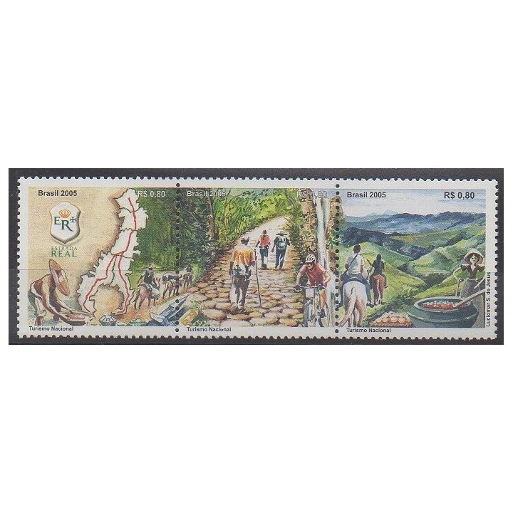 Acheter cette série de timbres du Brésil de l'année 2005 (No 2922/2924).