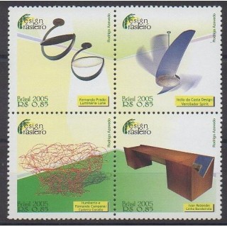 Acheter cette série de timbres du Brésil de l'année 2005 (No 2933/2936).