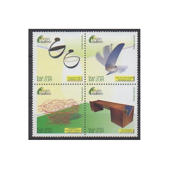 Buy this set of stamps of Brazil of the year 2005 (Nb 2933/2936).