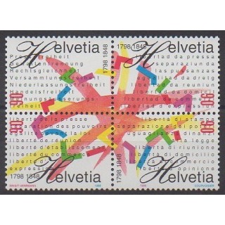 Buy this set of stamps of Swiss of the year 1998 (Nb 1563/1566).