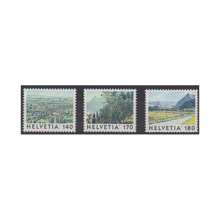 Buy this set of stamps of Swiss of the year 1998 (Nb 1583/1585).