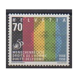 Suisse - 1998 - No 1591 - Droits de l'Homme