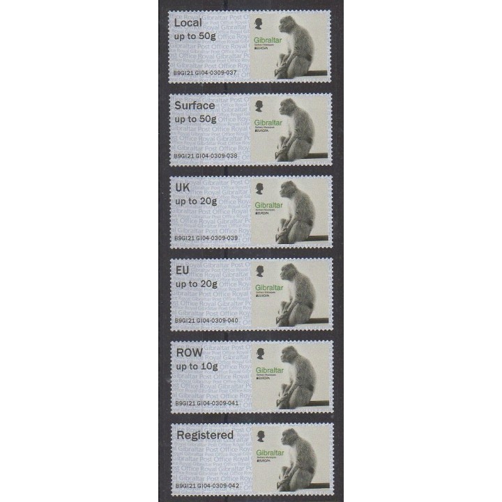 Buy these stamps of Gibraltar of the year 2021 (Nb TD114).