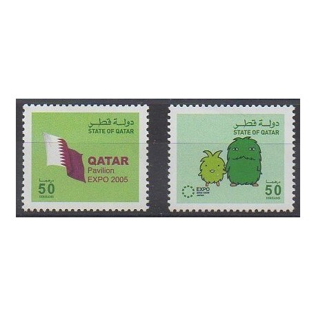 Qatar - 2005 - Nb 884/885 - Exhibition