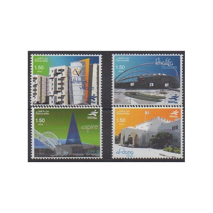 Acheter cette série de timbres du Qatar de l'année 2006 (No 909/912).