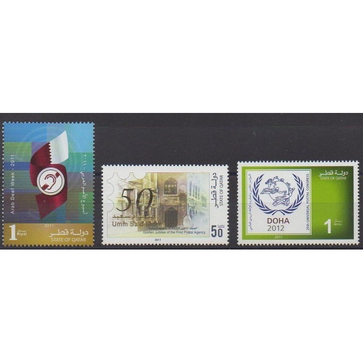 Buy this set of stamps of Qatar of the year 2011 (Nb 978/980).