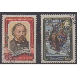Russie - 1957 - No 1892/1893 - Musique - Oblitérés