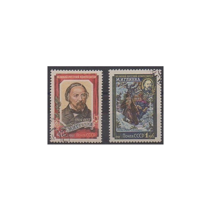 Buy this set of stamps of Russia of the year 1957 (Nb 1892/1893). - Used