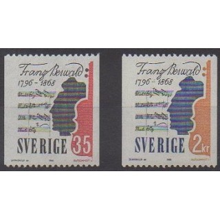 Acheter cette série de timbres de Suède de l'année 1968 (No 584/585).