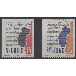 Sweden - 1968 - Nb 584/585 - Music