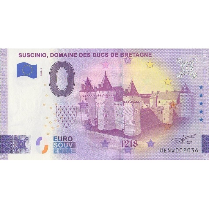 Euro banknote memory - 2022 - Suscinio - domaine des ducs de Bretagne - (Morbihan)