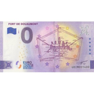 Billet souvenir touristique - 2022-1 - Fort de Douaumont - (Meuse)