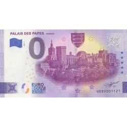 Euro banknote memory - 84 - Palais des Papes - 2022-8