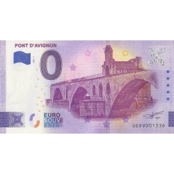 Billet souvenir - 84 - Pont d'Avignon - 2022-7