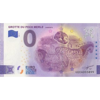 Euro banknote memory - 2022 - Grotte du Pech Merle - (Lot)