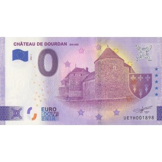 Billet souvenir touristique - 2022-1 - Château de Dourdan - (Essonne)