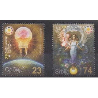 Acheter cette série de timbres de Serbie de l'année 2015 (No 608/609).