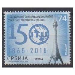 Serbie - 2015 - No 596 - Télécommunications