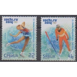 Acheter cette série de timbres de Serbie de l'année 2014 (No 536/537).