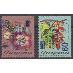 Guyana - 1986 - No 1386/1387 - Fleurs