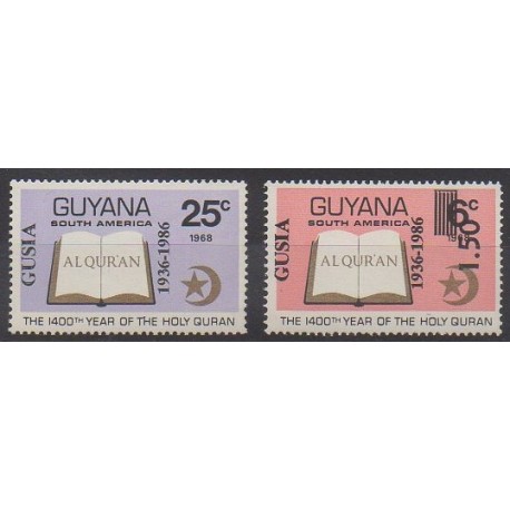 Guyana - 1986 - No 1424/1425 - Religion