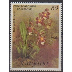 Guyana - 1986 - No 1480 - Orchidées