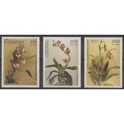 Guyana - 1988 - Nb 1835/1837 - Orchids