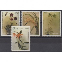 Guyana - 1988 - Nb 1999/2002 - Orchids