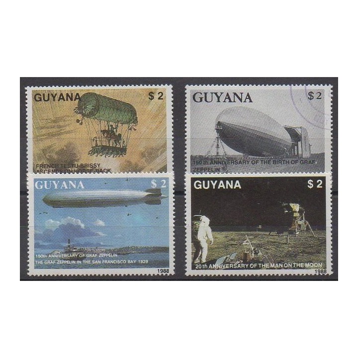 Buy this set of stamps of Guyana of the year 1989 (Nb 2081/2084). - Used
