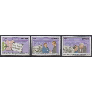 Acheter cette série de timbres de Guyana de l'année 1991 (No 2603/2605).