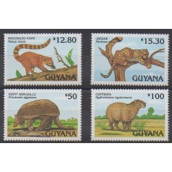 Guyana - 1992 - No 2734/2737 - Mammifères