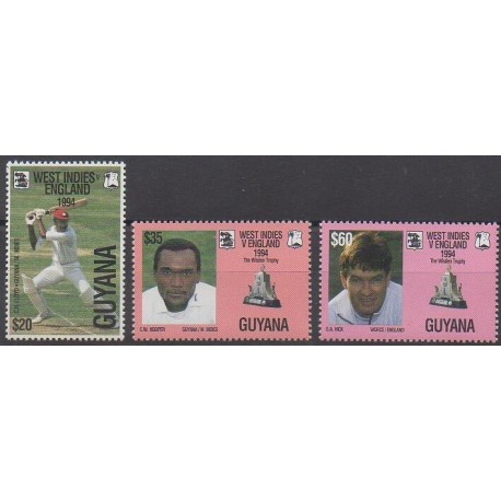 Guyana - 1994 - Nb 3595/3597 - Various sports