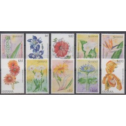 Guyana - 1997 - No 4309/4318 - Fleurs