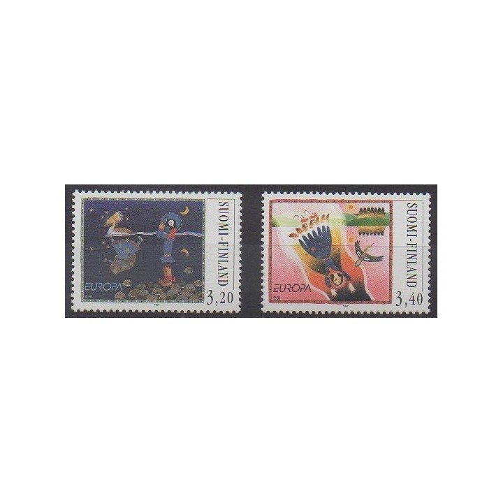 Acheter cette série de timbres de Finlande de l'année 1997 (No 1346/1347).