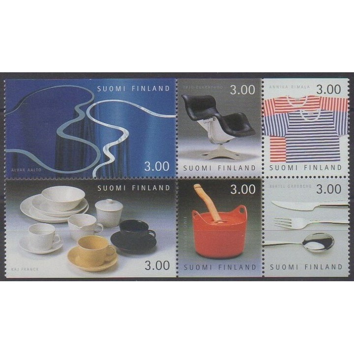 Buy this set of stamps of Finland of the year 1998 (Nb 1417/1422).
