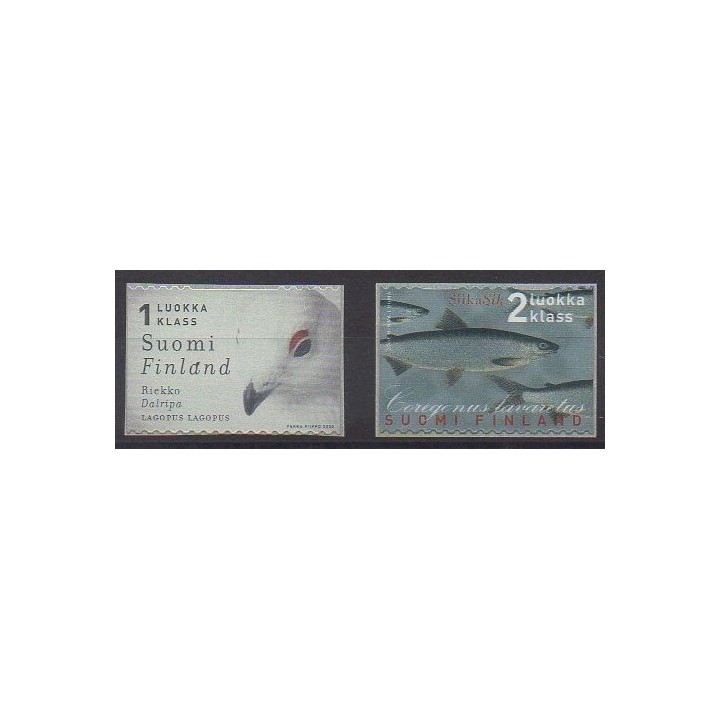Acheter cette série de timbres de Finlande de l'année 2000 (No 1501/1502).