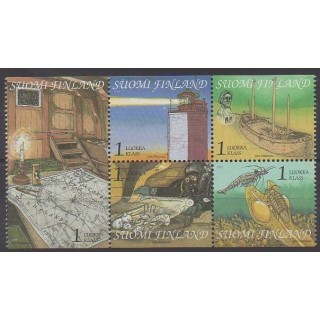 Buy this set of stamps of Finland of the year 2001 (Nb 1543/1547).