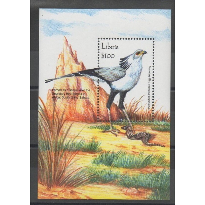 Timbres - Liberia - 2001 - No BF 417 - oiseaux