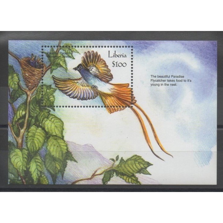Timbres - Liberia - 2001 - No BF 415 - oiseaux