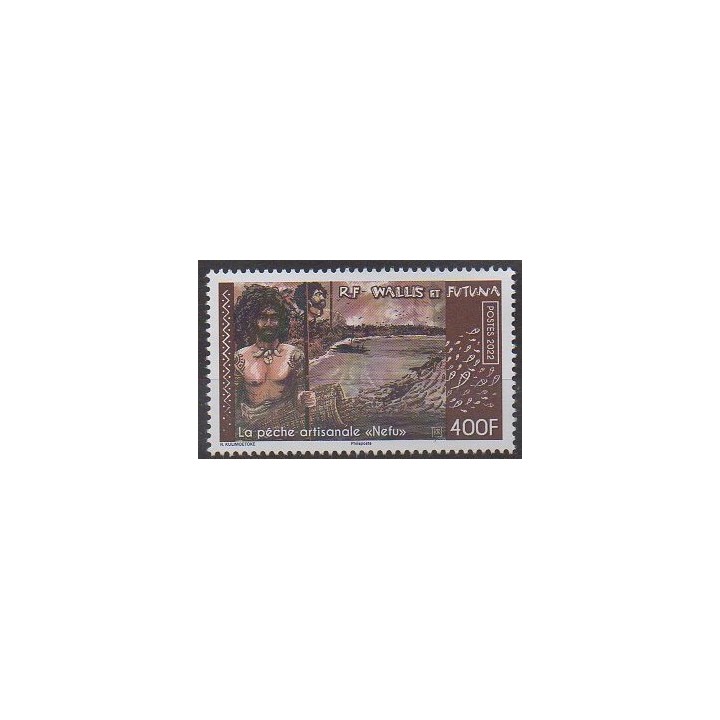 Buy this stamp of Wallis et Futuna of the year 2022 (La pêche artisanale).