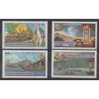 Buy this set of stamps of Republic of Congo of the year 1978 (Nb 534/537).